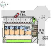 ★手数料０円★稲沢市国府宮４丁目　月極駐車場（LP）